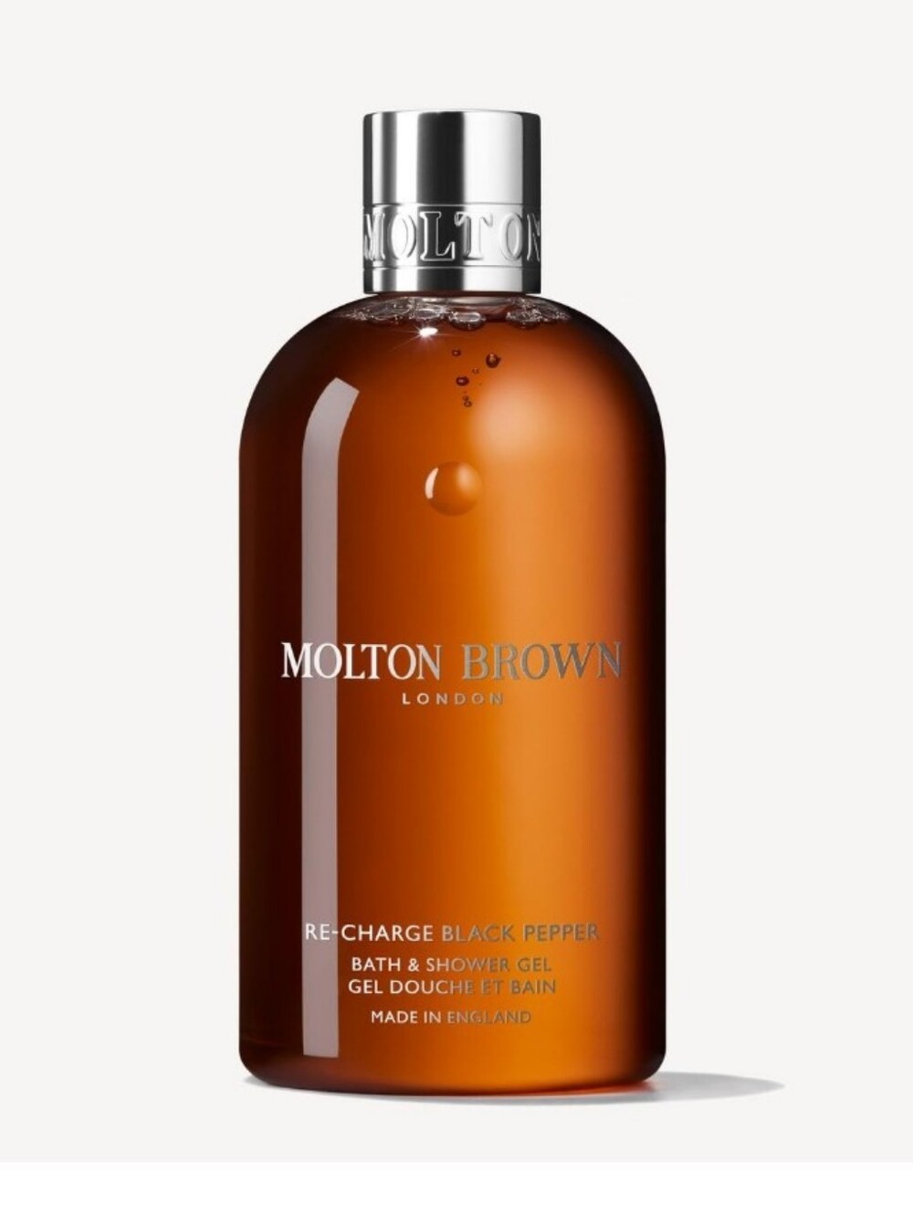 Molton Brown Heavenly Gingerlilly Bath & Shower Gel with Silver Cap, New!